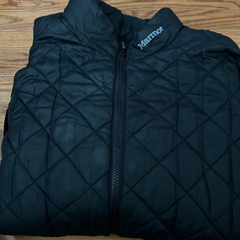 Marmot Unisex Quilted Black Puffer Jacket